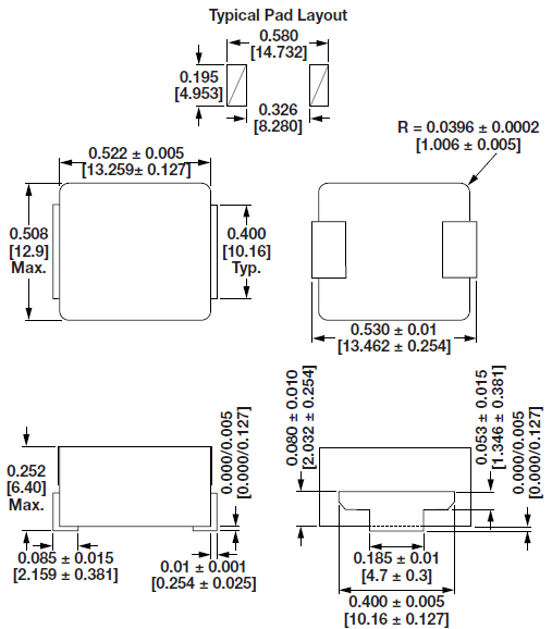 Block Diagram - Vishay / Dale IHLP-5050FD-8A Automotive-Grade IHLP Inductors